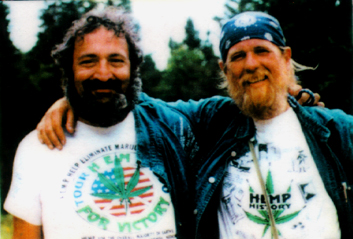 Ed and Jack at the 1990 Minnesota Rainbow Gathering