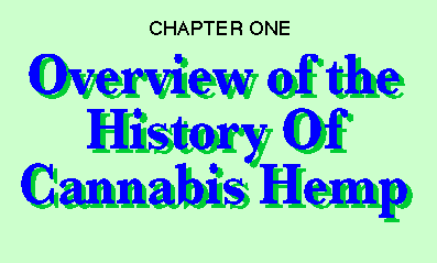 Chapter One: Overview of the History of Cannabis Hemp