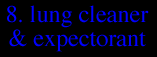 8. LUNG CLEANER AND EXPECTORANT